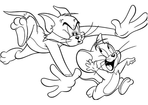 Eva tặng bé bộ tranh tô màu Tom&Jerry - 4